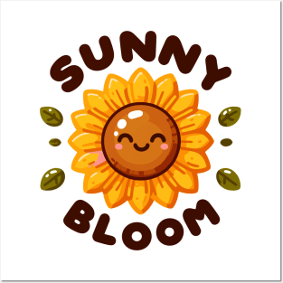 Sunny Bloom: Cheerful Sunflower Charm Posters and Art